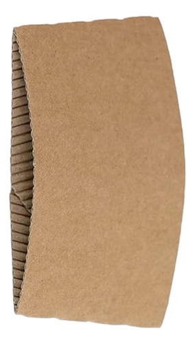 Collarines Para Vasos Polipapel Cafe 8oz/240cc X600u Color Marrón claro