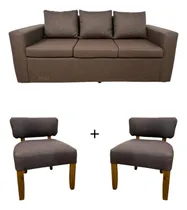 Comprar Combo Sillon 3 Cuerpos Mas 2 Materas Katie Individuales