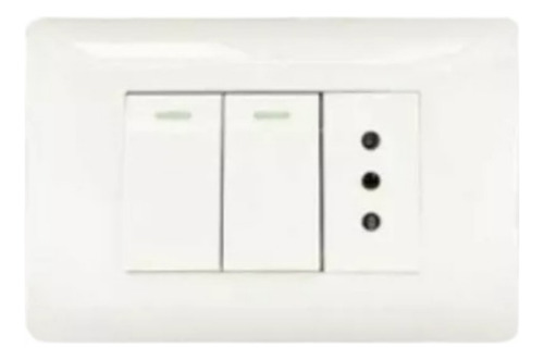 Interruptor Doble Con Toma De Corriente 912