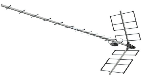 Antena Yagi1118 +booster 40db +30 Mts Cabo +mastro Kit Pront