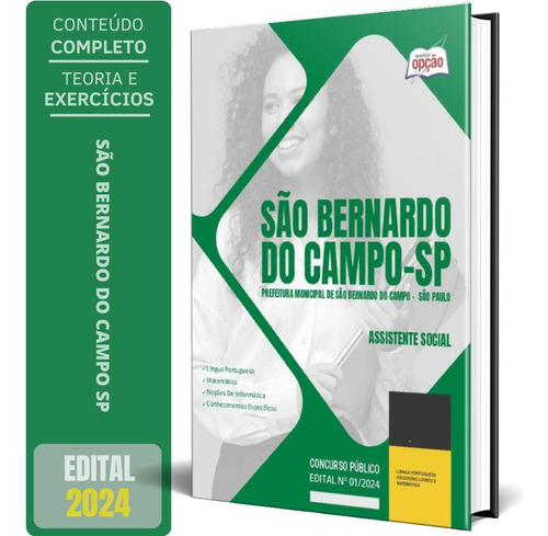 Apostila Prefeitura São Bernardo Do Campo Sp 2024 Assistente