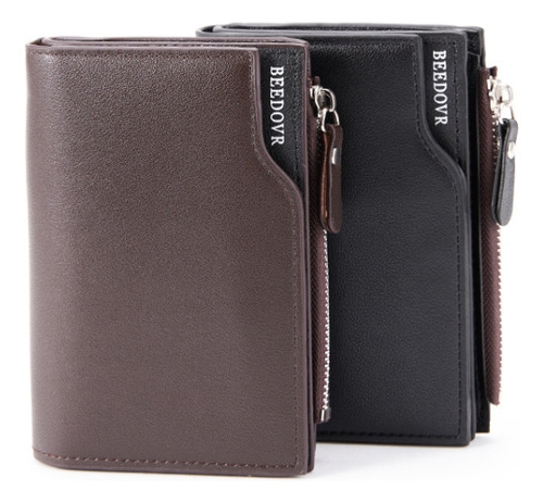 Cartera Corta Beedovr 9902 Para Hombre, Con MĂșltiples Tarjet