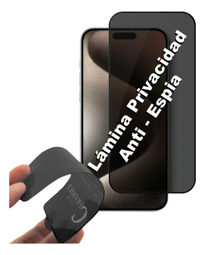 Lámina Cerámica Anti Espía Para iPhone (todos) - Privacidad