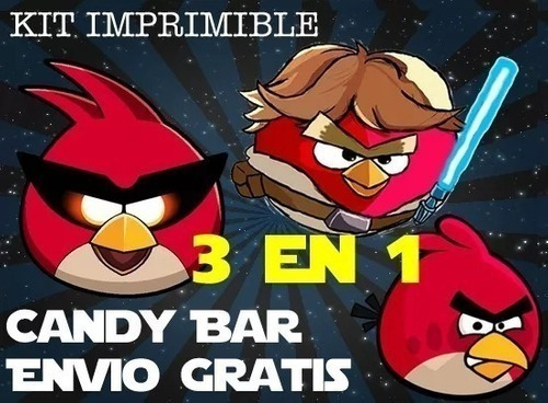 Kit Imprimible Angry Birds Angry Birds Space Y Star Wars