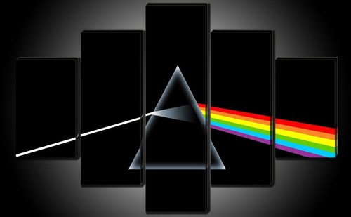 Cuadro De Pink Floyd Para Colgar 5 Piezas