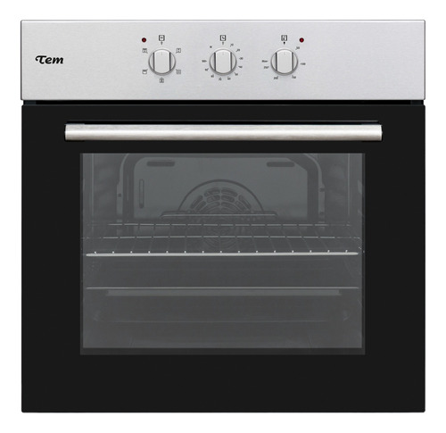 Horno Empotrar Tem + Anafe 5 Hornallas + Campana Inox