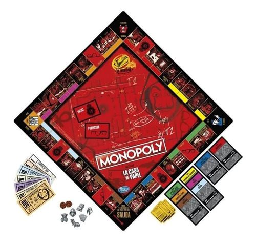 Monopoly Edición La Casa De Papel Juego De Mesa De Hasbro