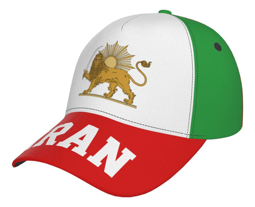 Gorra De Beisbol Con Emblema De Iran Con Bandera De Leon Y S