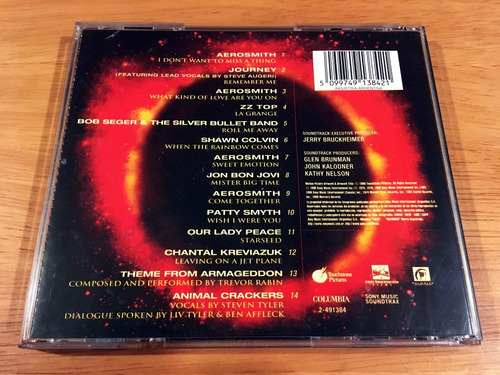 Armageddon The Album Soundtrack Cd Banda Sonora 1998