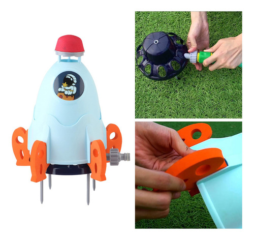Rocket Launcher Toys Rocket Sprinkler Toy Para Yard Beach