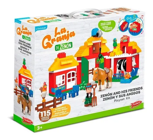 La Granja De Zen n Playset Bloques Zen n Y Sus Amigos 115 Pz