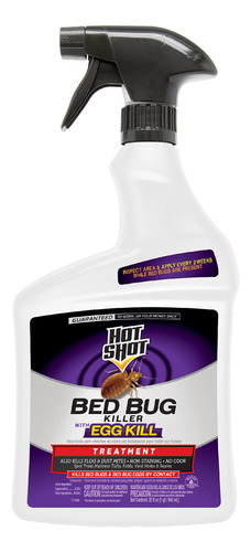 Hot Shot Insecticida Para Chiches Listo Para Usar, 3 Oz., Pa