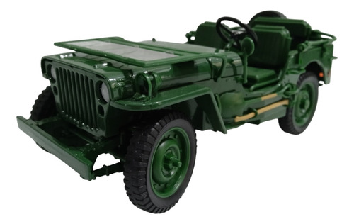 Jeep Willys Mb Us Armi Modelo A Escala 1:18 // 18cms. Verde.