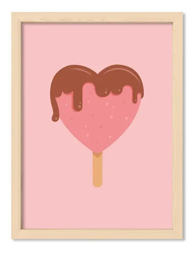 comprar Cuadros Nordicos 30x40 Chato Natural Icecream 5