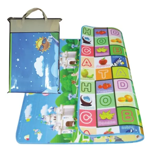 Alfombra Infantil Aislante Doble Faz Impermeable 150x180cm