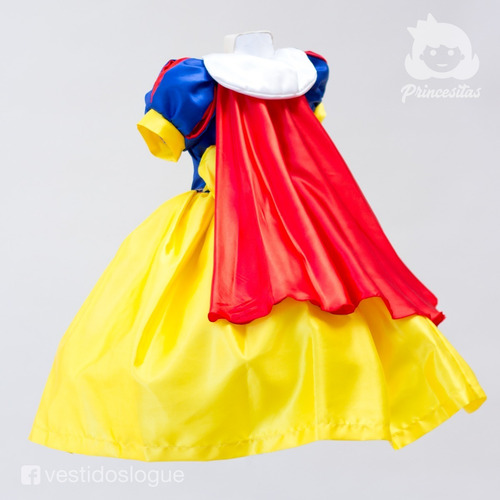 Disfraz Vestido Blancanieves Princesa