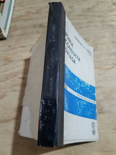 Anomia Y Conducta Desviada (Usado)