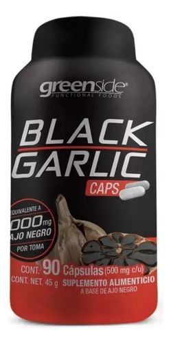 Ajo Negro Greenside  Black Garlic 90 Cápsulas Green Side