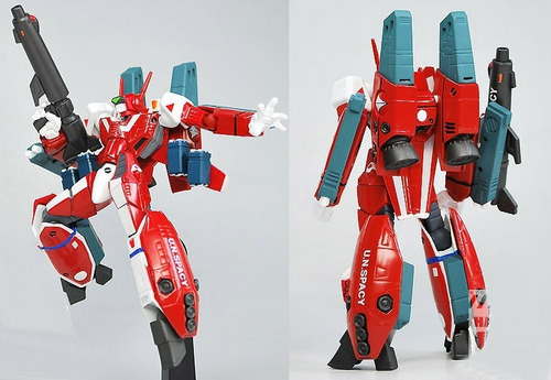 Macross Robotech Vf-1j Miriya Battroid Revoltech Kaiyodo
