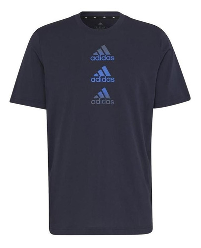 Camiseta adidas Masculina D2m Logo Esportiva