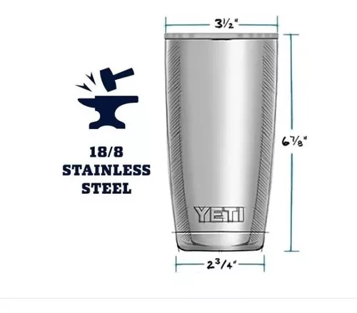 Termo Yeti 20 oz Tumbler con Tapa Magslider - White — Termos Yeti Mexico