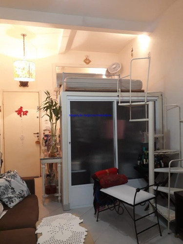 Imagem 6 de 15 de Apartamento 25m², 01 Dormitório E 01 Banheiro. Condomínio Com Portaria 24hrs. Excelente Localização. - 21081603 - 69958585