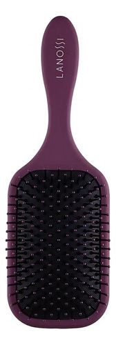 Escova De Cabelo Soft Violet Quadrada Lanossi Ls0048