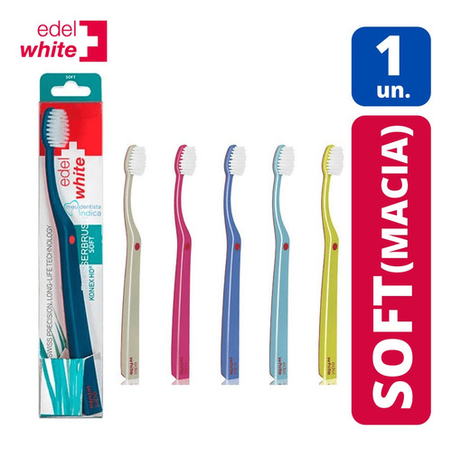 Escova Dental Edel White - Soft Brush