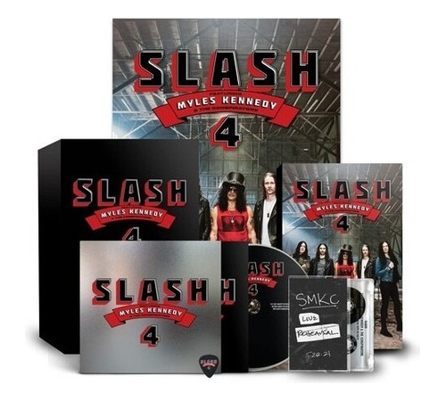 Slash 4 Box Cd + Casete Nuevo 2022 Guns N Roses Importado