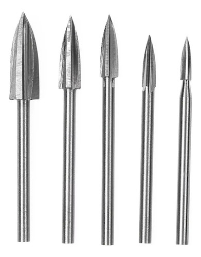 Kit De 10 Brocas Burr Hss Para Grabar Tallas En Madera