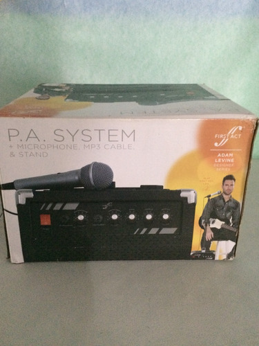 Amplificador Para Guitarra First Act P.a System Mp3 Cable St