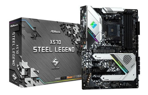 Motherboard Asrock Amd X570 Steel Legend Am4 / Ryzen