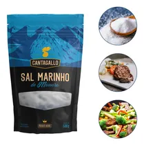 Comprar Sal Marinho Integral de Mossoró Fino CantaGallo 500g - Natural e Puro para Sua Alimentação