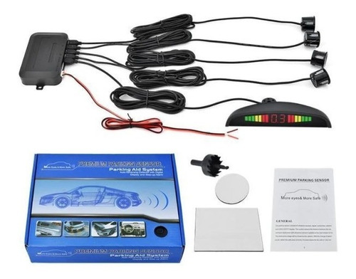 Sistema Sensore De Retroceso Distancia Alarma Sonido Visual