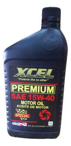 Aceite Motor 15w40 Mineral Xcel Premium 1l (caja 12 Unid)