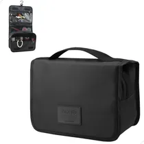 Comprar Necessaire Masculina Feminina Grande Viagem Cabide Divisória Cor Preto-necessaire Masculina Ou Feminina De Viagem Com Divisórias Grande Gancho De Pendurar Desenho Do Tecido Liso