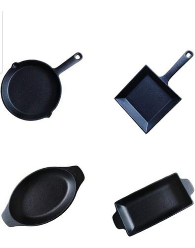 Sartenes Hierro Fundido 4 Mini Platos De Hierro Cast Iron