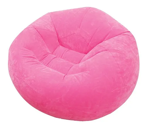 Sillon Puff Inflable Intex Comodo Moderno Y Elegante Color *
