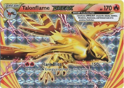 Talonflame Break 21/114 Break Raro Pokemon Tcg