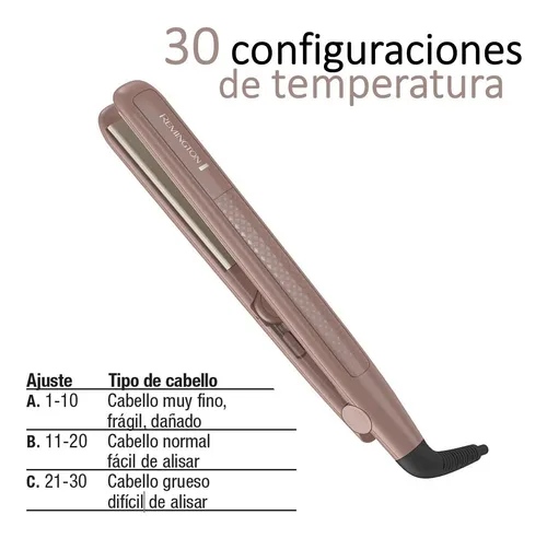 Plancha Alaciadora Ceramica Macadamia Remington Cable Girato