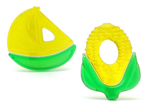 Mordillo Para Bebés Amarillo Y Verde - Baby Innovation Color Barco