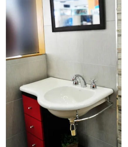 Imagen 3 de 6 de Piso Ceramico Lourdes 35*35 Travertino Gris Piso Cta X M2
