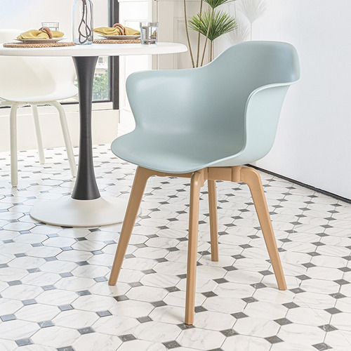 Silla Eames Con Descansabrazos Comedor Polipropileno Durable