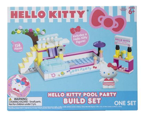 Hello Kitty Bloques Figuras Oficial Piscina Alberca 