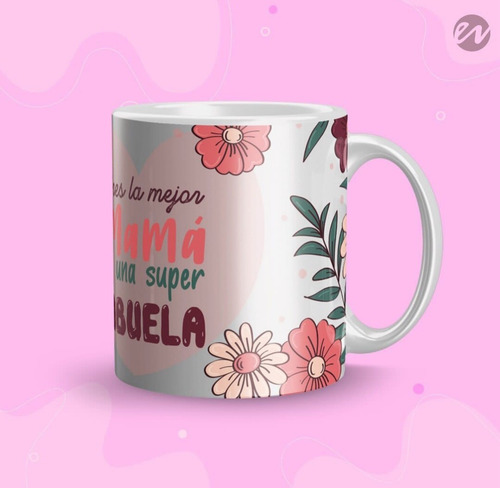 Imagen 2 de 6 de Tazas Dia De Las Madres Sublimadas Estampadas Coorporativas