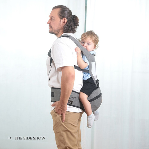 Bolsa Canguru Ergonômico Bebê 4 Em 1 Cor Azul