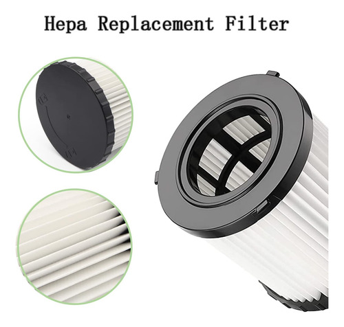 Filtro De Reemplazo Hepa Dcv5801h Para Dewalt Dcv580 Y Dcv58
