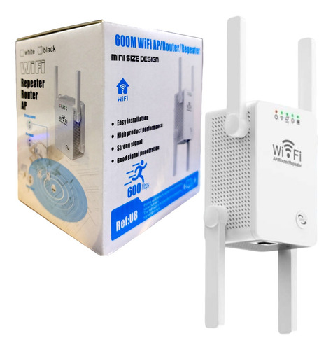 Repetidor Extensor De Señal Wifi 4 Antenas 600mbps