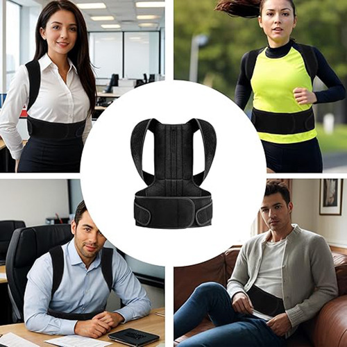 Corrector Postural Unisex Con Soporte Ajustable Para Espalda