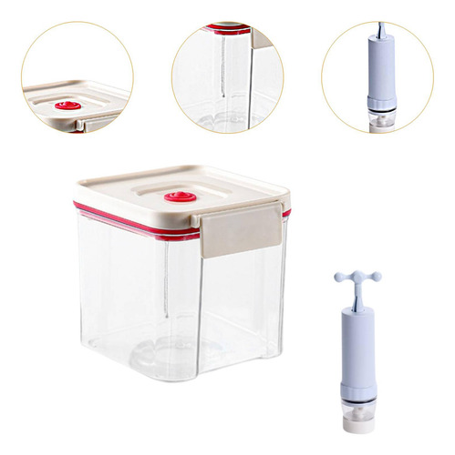 Recipiente De Vacío Con Tapa Hermética Para 6020 Ml